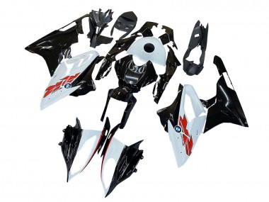 Online 2015-2016 BMW S1000RR Motorcycle Fairings - White Black Carbon Fiber Canada