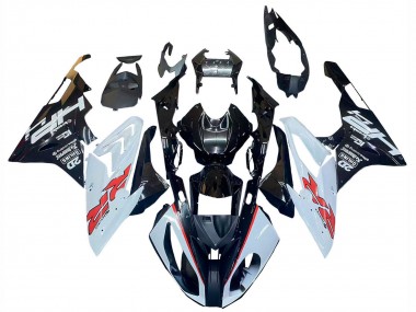 Online 2015-2016 BMW S1000RR Motorcycle Fairings - White Glossy Black Canada