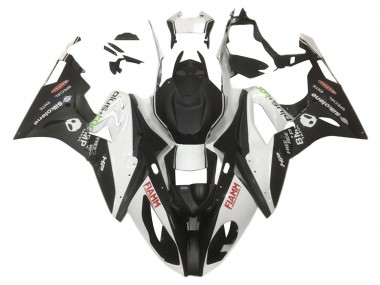 Online 2015-2016 BMW S1000RR Motorcycle Fairings - White Matte Black HP Fiamm Canada