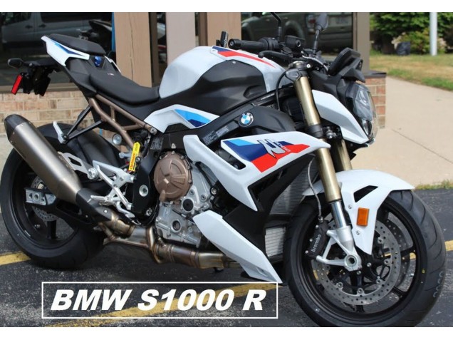 2021-2025 BMW S1000R Motorcycle Fairings - White Blue Red Canada