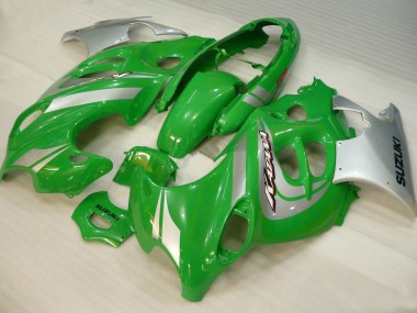 Online 2004-2006 Suzuki GSX600F/GSX750F Motorcycle Fairings - Green Silver Katana Canada