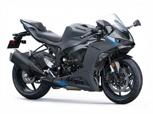 2023-2025 Kawasaki ZX6R Motorcycle Fairings - Grey Ninja Canada