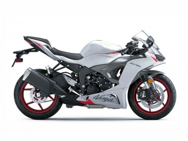 Online 2023-2025 Kawasaki ZX6R Motorcycle Fairings - Pearl White Black Red Canada