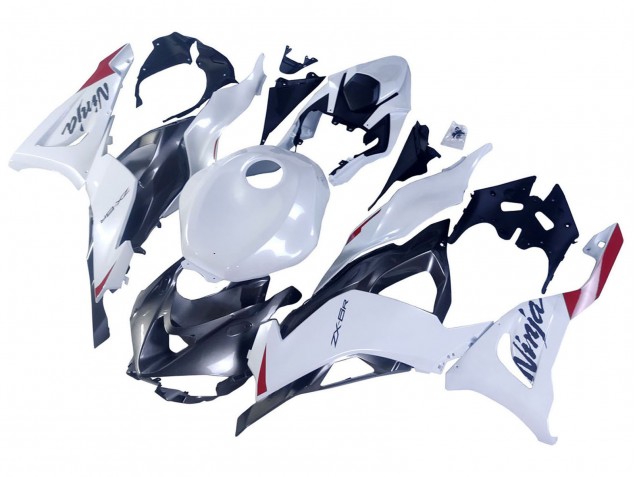 2023-2025 Kawasaki ZX6R Motorcycle Fairings - Pearl White Black Red Canada