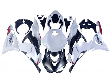 Online 2023-2025 Kawasaki ZX6R Motorcycle Fairings - Pearl White Black Red Canada