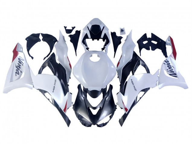 2023-2025 Kawasaki ZX6R Motorcycle Fairings - Pearl White Black Red Canada