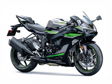 Online 2023-2025 Kawasaki ZX6R Motorcycle Fairings - Black Grey Green Ninja Canada