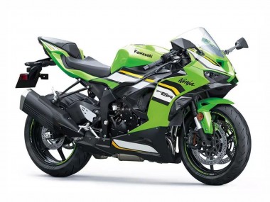 Online 2023-2025 Kawasaki ZX6R Motorcycle Fairings - Green White Black Ninja Canada