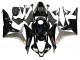 2007-2008 Honda CBR600RR Motorcycle Fairing Kits - Silver Glossy Black Canada
