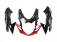 2011-2024 Suzuki GSXR 600 / GSXR 750 Motorcycle Fairing Kits - Red Glossy Black Canada