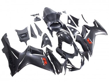 Online 2011-2024 Suzuki GSXR 600 / GSXR 750 Motorcycle Fairings - Black Carbon Fiber Red Canada