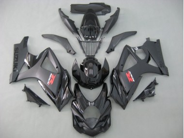Online 2007-2008 Suzuki GSXR 1000 Motorcycle Fairings - Matte Black Glossy Black Canada