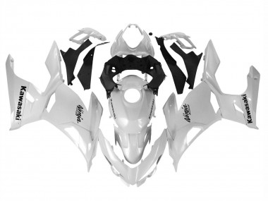 Online 2018-2024 Kawasaki Ninja 400 Motorcycle Fairings - Glossy White Canada