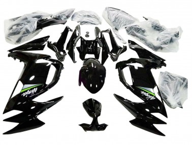 Online 2020-2024 Kawasaki Ninja 650 EX650 Motorcycle Fairings - Glossy Black Green Canada