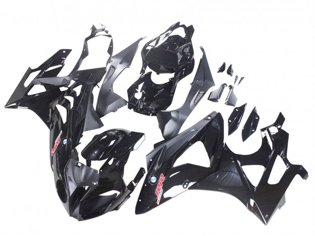 2009-2014 BMW S1000RR Motorcycle Fairing - Glossy Black Canada