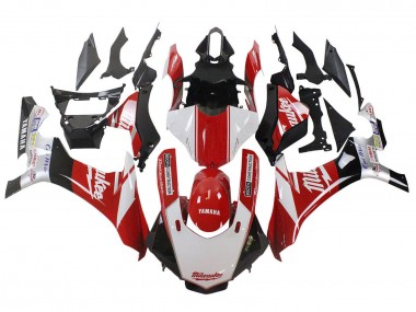 Online 2020-2025 Yamaha YZF 1000 R1 Motorcycle Fairings - White Red Black Milwaukee Canada