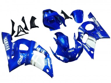 Online 1998-2002 Yamaha YZF 600 R6 Motorcycle Fairings - Blue White Canada