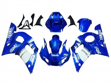 Online 1998-2002 Yamaha YZF 600 R6 Motorcycle Fairings - Blue White Canada