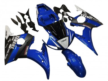 Online 2003-2004 Yamaha YZF R6 Motorcycle Fairings - Blue White Glossy Black Yamalube Canada