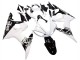 2003-2004 Yamaha YZF R6 Motorcycle Fairing - White Glossy Black Canada