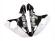 2003-2004 Yamaha YZF R6 Motorcycle Fairing - White Glossy Black Canada