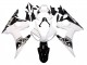 2003-2004 Yamaha YZF R6 Motorcycle Fairing - White Glossy Black Canada