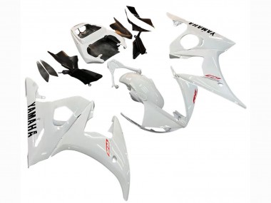 Online 2003-2004 Yamaha YZF R6 Motorcycle Fairing - White Canada