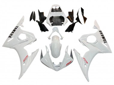 Online 2003-2004 Yamaha YZF R6 Motorcycle Fairing - White Canada