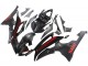 2008-2016 Yamaha YZF 600 R6 Motorcycle Fairings - Glossy Black Matte Black Red Stripe Canada