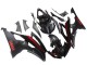 2008-2016 Yamaha YZF 600 R6 Motorcycle Fairings - Glossy Black Matte Black Red Stripe Canada