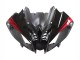 2008-2016 Yamaha YZF 600 R6 Motorcycle Fairings - Glossy Black Matte Black Red Stripe Canada