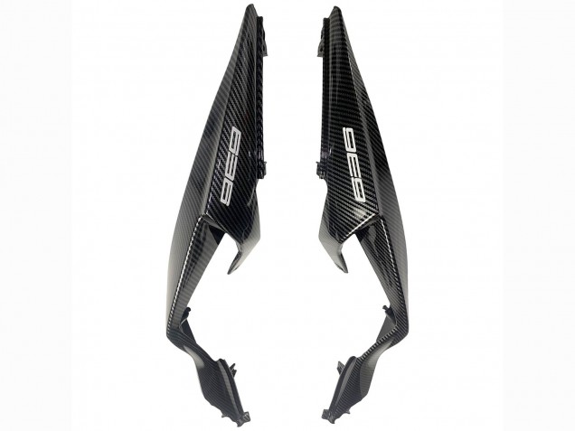 2019-2022 Kawasaki ZX6R Motorcycle Fairings - White Black Carbon Fiber Canada