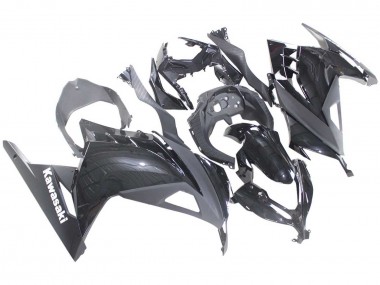 Online 2013-2024 Kawasaki EX300 Motorcycle Fairings - Glossy Black Canada