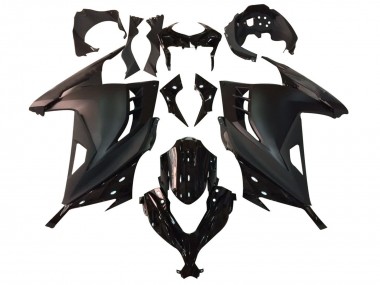 Online 2013-2024 Kawasaki EX300 Motorcycle Fairing - Glossy Black Matte Black Canada