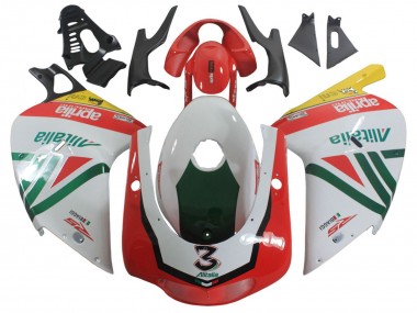 Online 2000-2005 Aprilia RS125 Motorcycle Fairings - White Yellow Green Black Alitalia 3 Canada