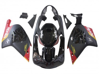 Online 2000-2005 Aprilia RS125 Motorcycle Fairings - Black Red Yellow Canada