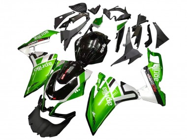 Online 2012-2018 Aprilia RS4 50 125 Motorcycle Fairings - White Green Glossy Black Canada
