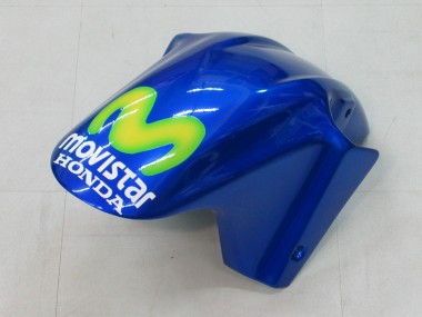 Online 2004-2007 Honda CBR600 F4i Motorcycle Fairings - Blue Yellow Green MoviStar Canada
