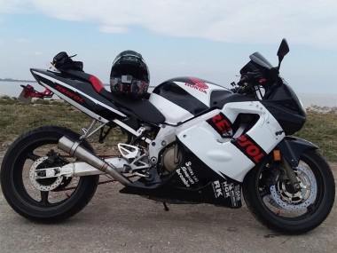 Online 2004-2007 Honda CBR600 F4i Motorcycle Fairings - White Glossy Black Red Repsol Canada