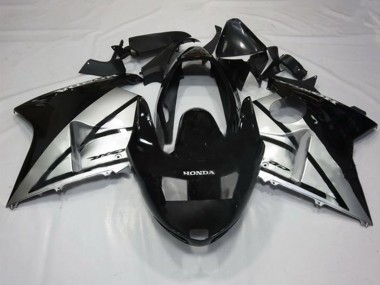 Online 1996-2007 Honda CBR1100XX Blackbird Motorcycle Fairings - Silver Glossy Black Canada