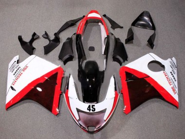 Online 1996-2007 Honda CBR1100XX Blackbird Motorcycle Fairings - White Red Glossy Black Canada