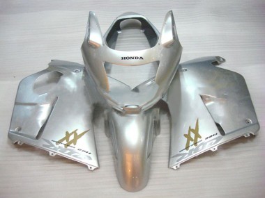 Online 1996-2007 Honda CBR1100XX Blackbird Motorcycle Fairings - Silver Gold Canada