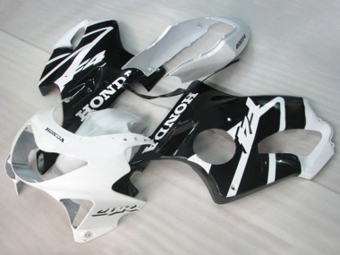 Online 1999-2000 Honda CBR600 F4 Motorcycle Fairings - White Glossy Black Canada