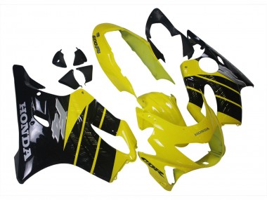 Online 1999-2000 Honda CBR600 F4 Motorcycle Fairings - Yellow Glossy Black Canada