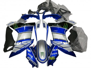 Online 2011-2013 Honda CBR600F Motorcycle Fairings - Silver Blue Glossy Black Green Repsol Monster Canada