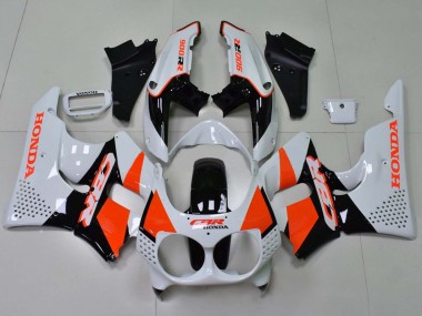 Online 1992-1993 Honda CBR900RR 893 Motorcycle Fairings - White Orange Glossy Black Canada