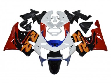 Online 1998-1999 Honda CBR900RR 919 Motorcycle Fairings - White Red Blue Glossy Black Canada