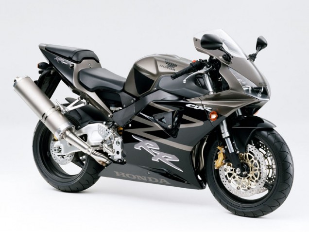 1998-1999 Honda CBR900RR 919 Motorcycle Fairings - Glossy Black White Decals Canada