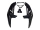1998-1999 Honda CBR900RR 919 Motorcycle Fairings - Glossy Black White Decals Canada