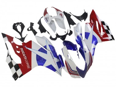 Online 2011-2014 Ducati Panigale 899 Motorcycle Fairings - White Blue Red Black Canada